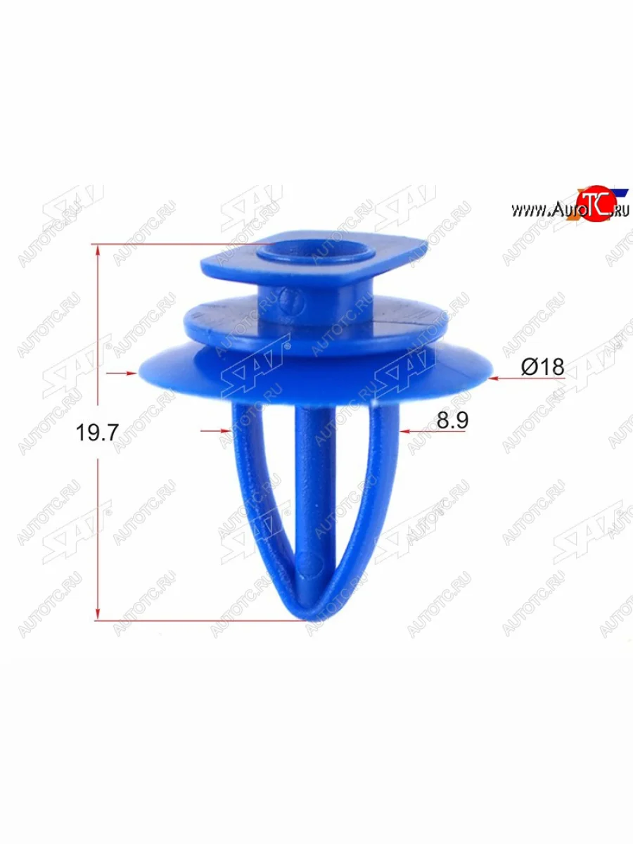 Клипса обшивки двери (1 шт.) SAT ST-M11692  в Самаре Самарской области