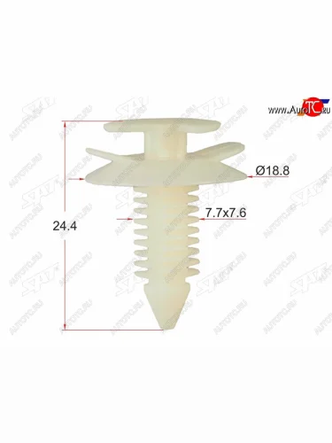 Клипса обшивки двери (1 шт.) SAT ST-M11689