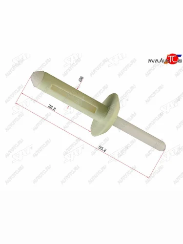 Клипса заклепка GMFORD (1 шт.) SAT ST-M11875