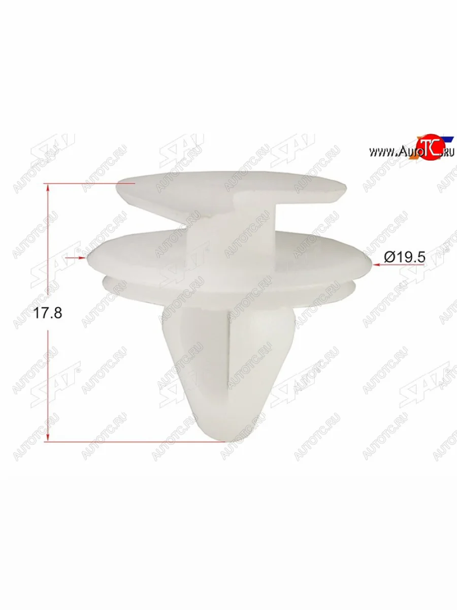Клипса обшивки двери (1 шт.) SAT ST-M11928  в Самаре Самарской области