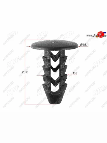 Клипса фиксатор (1 шт.) SAT ST-M11927