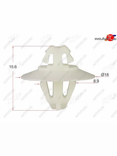 Клипса обшивки двери (1 шт.) SAT ST-M12143
