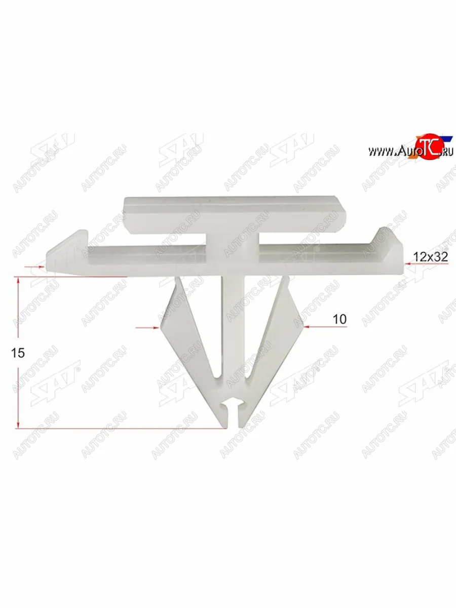 Клипса молдинга кузова GMFORD (1 шт.) SAT ST-M11954  в Самаре Самарской области