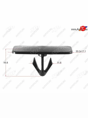 Клипса фиксатор GM (1 шт.) SAT ST-M11951