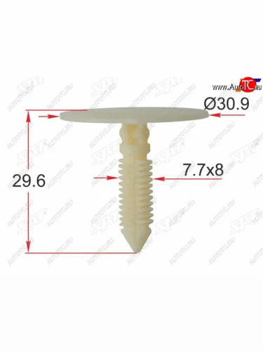 Клипса обшивки двери GMCHRYSLER (1 шт.) SAT ST-M12206