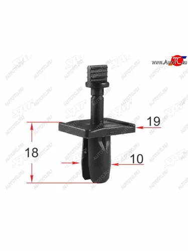 Клипса крепежная GM (1 шт.) SAT ST-M12205