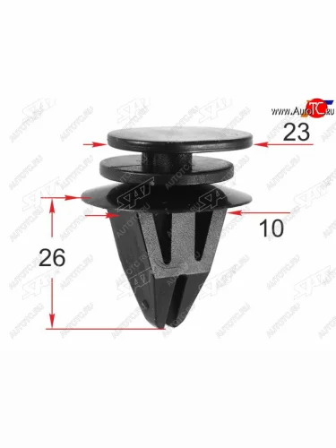 Клипса обшивки двери BMWMINI (1 шт.) SAT ST-M12224