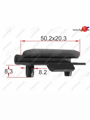 Клипса крепления фары LEXUS RX300 98-03 низ (1 шт.) SAT ST-M12222