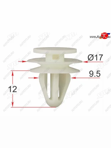 Клипса обшивки двери HONDAACURA (1 шт.) SAT ST-M12216