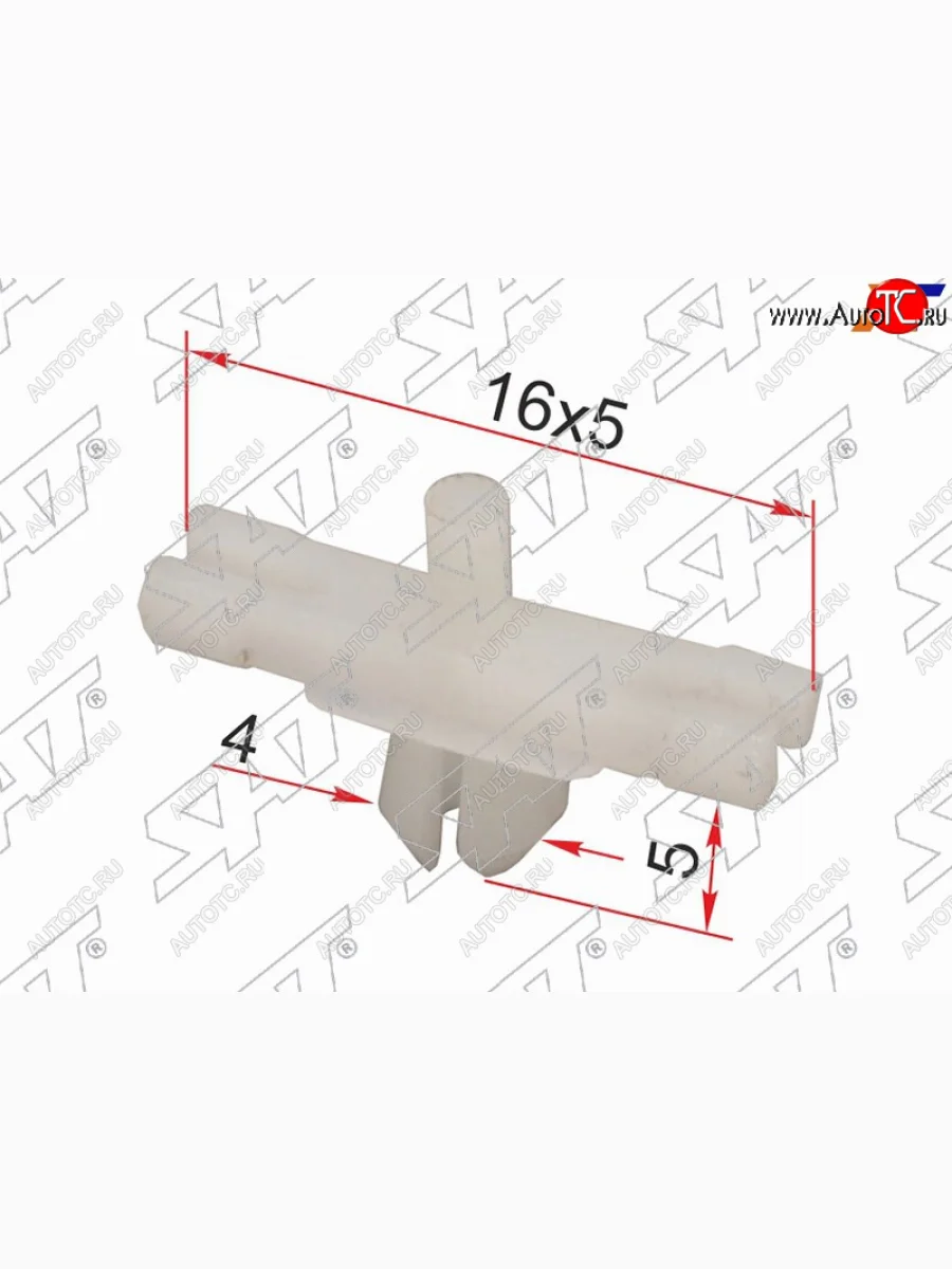 Клипса молдинга кузова VOLVO (1 шт.) SAT ST-M12213  в Самаре Самарской области