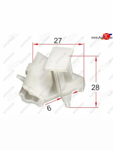 Клипса порога кузова BMWMINI (1 шт.) SAT ST-M12234