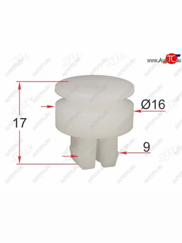 Клипса под винт SUBARU (1 шт.) SAT ST-M12227