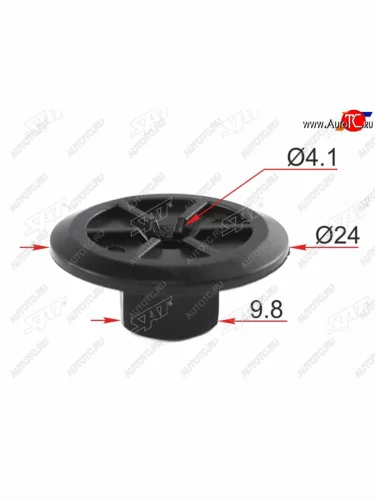 Клипса BMWMINI под болт (1 шт.) SAT ST-M12269