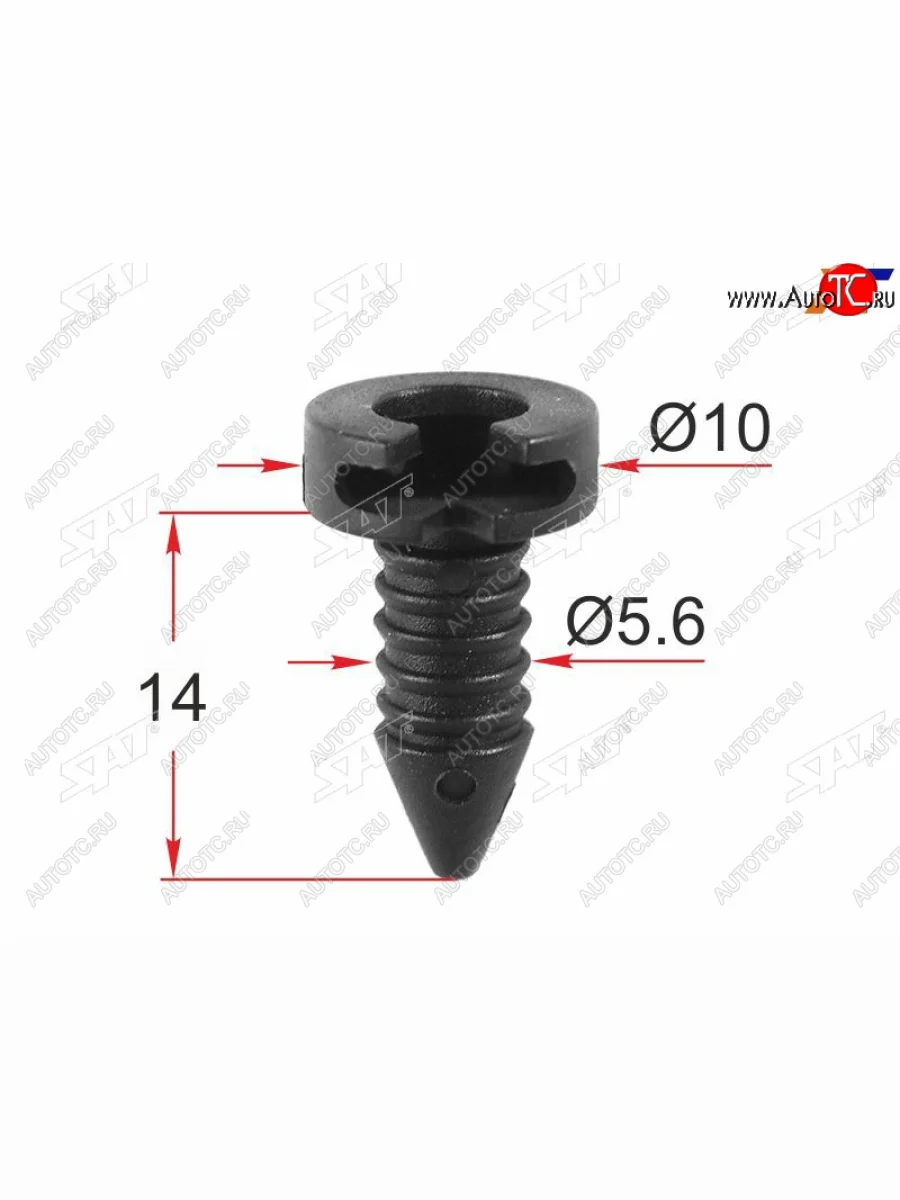 Клипса обшивки кузова LAND ROVER (1 шт.) SAT ST-M12252  в Самаре Самарской области