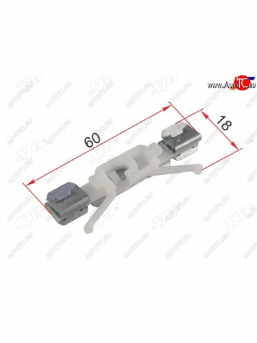 Клипса крепления стекла BMW (1 шт.) SAT ST-M12286
