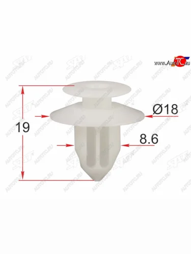 Клипса крепежная TOYOTALEXUS (1 шт.)                                                                SAT ST-M12277