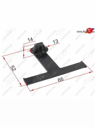 Клипса крепления трубок TOYOTA (1 шт.) SAT ST-M12273