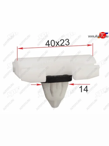 Клипса молдинга кузова LAND ROVER (1 шт.) SAT ST-M12309