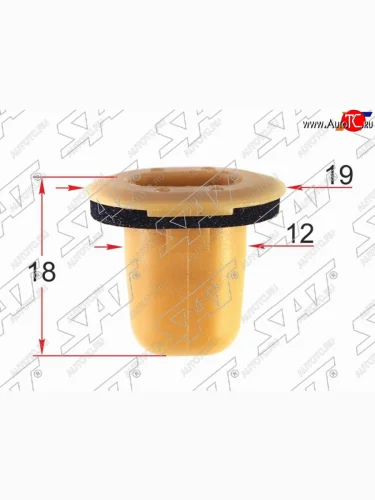 Клипса под винт NISSAN (1 шт.) SAT ST-M12296