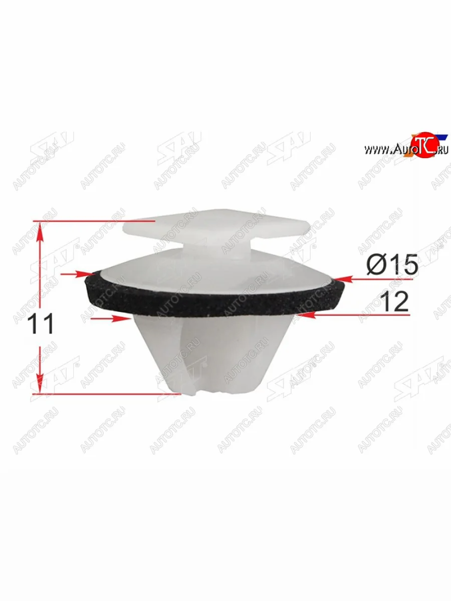 Клипса молдинга кузова LAND ROVER (1 шт.) SAT ST-M12322  в Самаре Самарской области