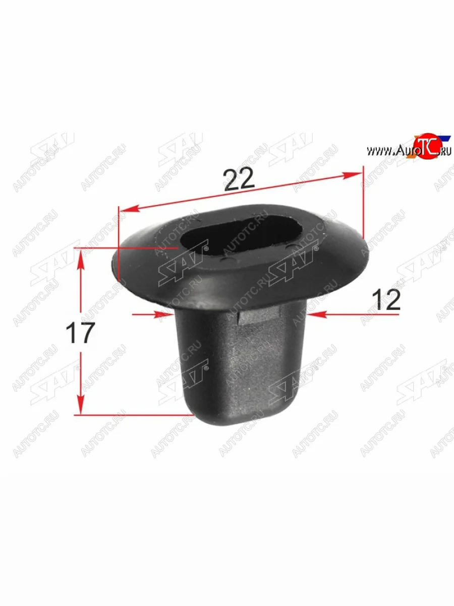 Клипса молдинга кузова LAND ROVER (1 шт.) SAT ST-M12313  в Самаре Самарской области