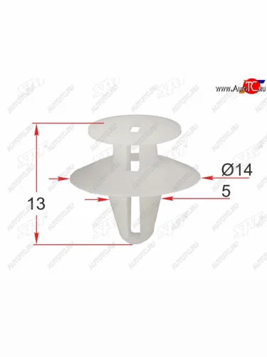Клипса обшивки двери FORD (1 шт.) SAT ST-M12339