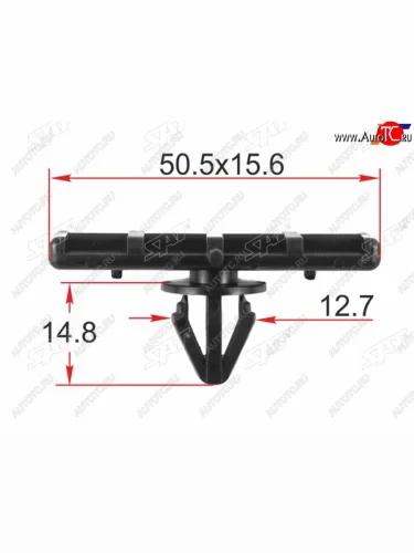 Клипса молдинга кузова FORD (1 шт.) SAT ST-M12334