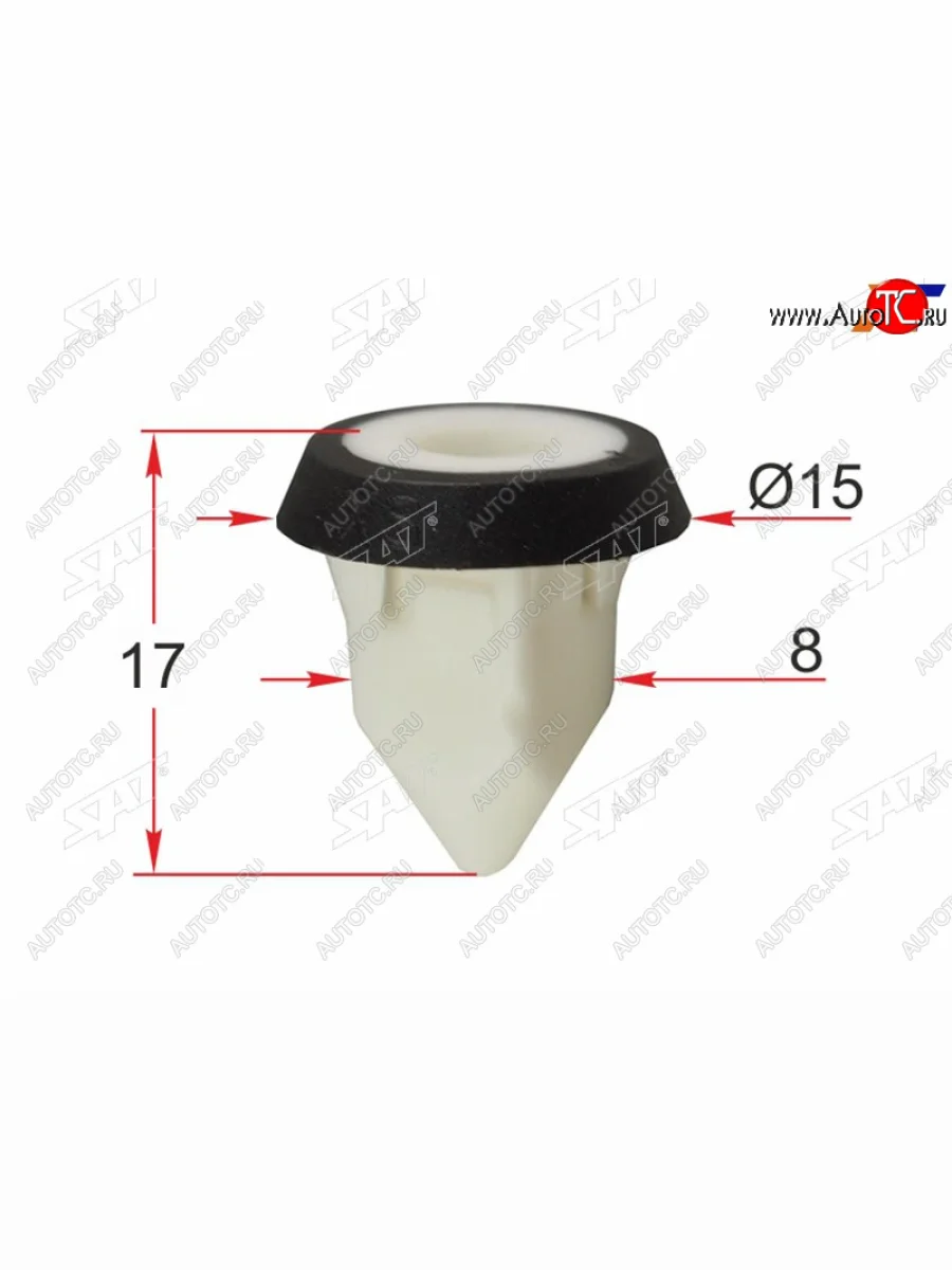 Клипса под винт BMWVAG (1 шт.) SAT ST-M12359  в Самаре Самарской области