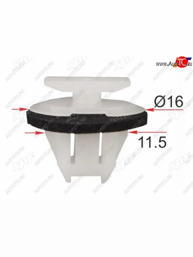 Клипса молдинга кузова NISSAN (1 шт.)                                                                SAT ST-M12355