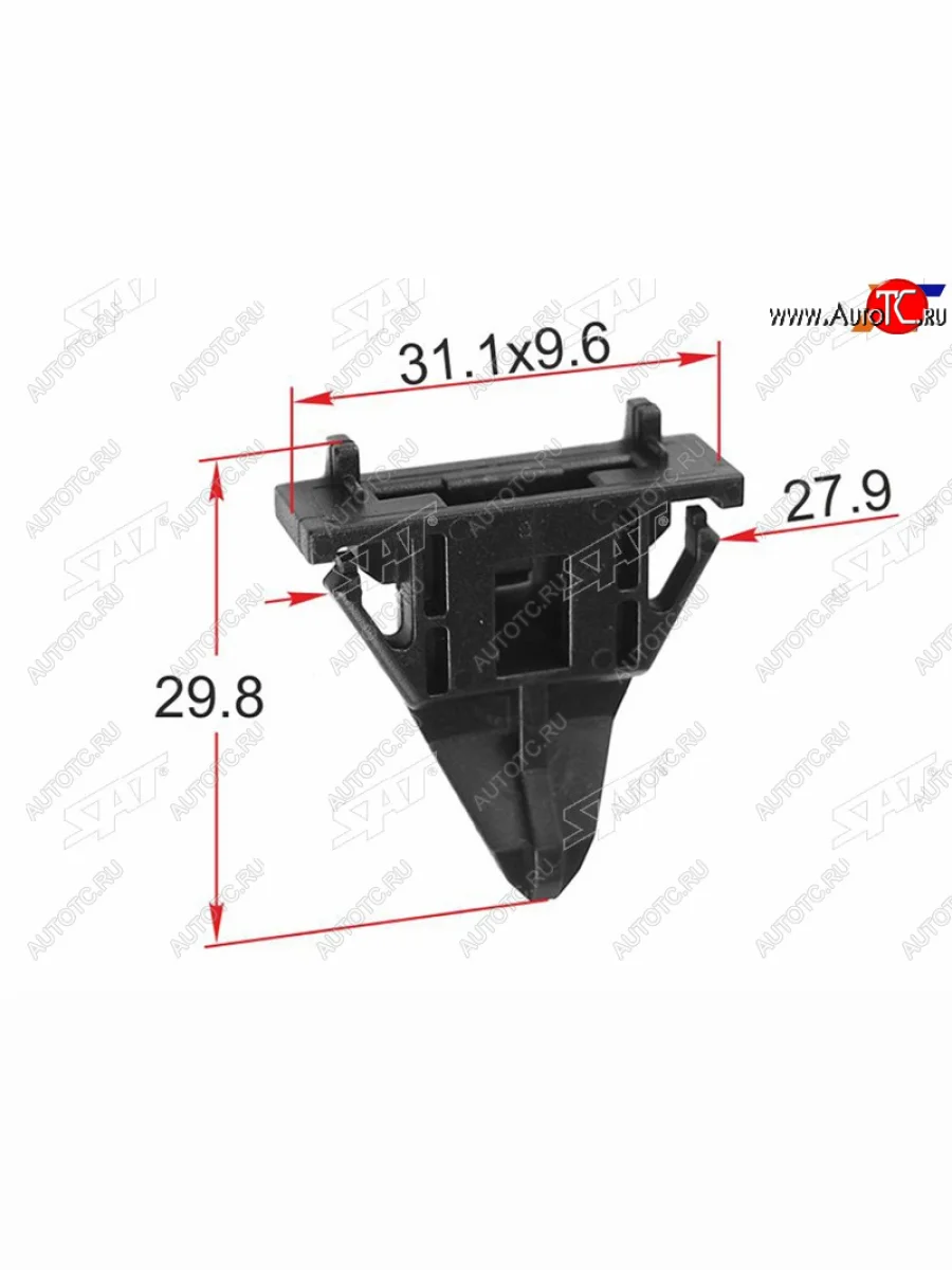 Клипса крепления крыла TOYOTA FJ CRUISER (1 шт.) SAT ST-M12392  в Самаре Самарской области