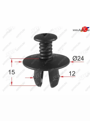 Клипса обшивки кузова JAGUAR (1 шт.) SAT ST-M12383