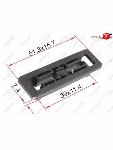 Клипса обшивки кузова JAGUAR (1 шт.) SAT ST-M12378