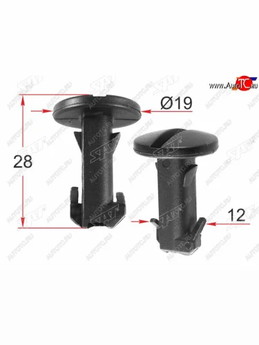 Клипса бампера LAND ROVER (1 шт.)                                                                    SAT ST-M12377