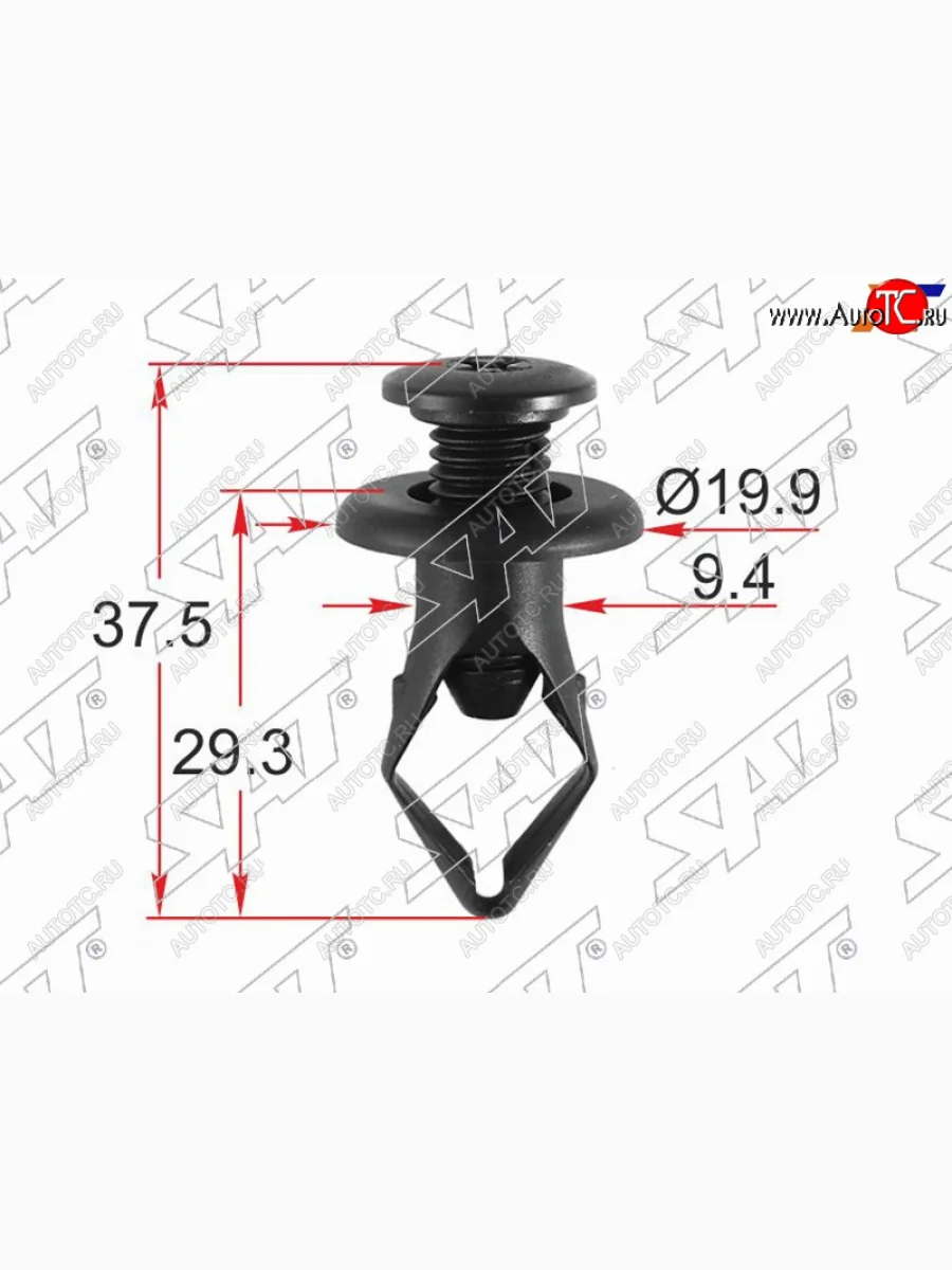 Клипса крепежная HYUINDAIKIA (1 шт.) SAT ST-M12428  в Самаре Самарской области
