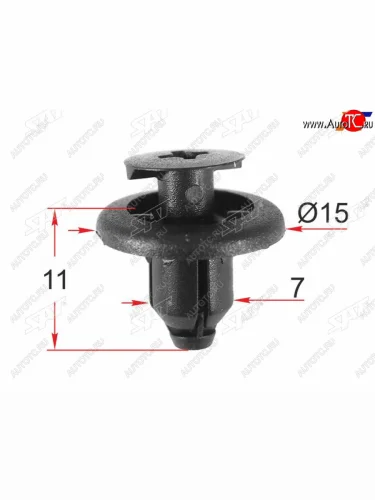 Клипса крепежная TOYOTALEXUSSUBARU (1 шт.)                                                         SAT ST-M12395