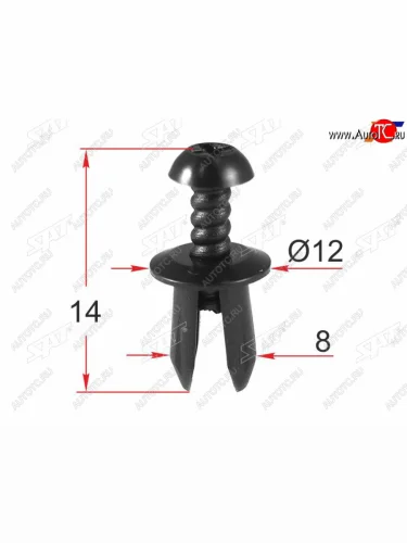 Клипса крепежная BMWMINI (1 шт.) SAT ST-M12449