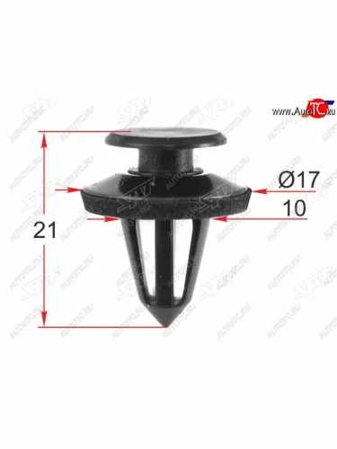 Клипса обшивки двери CITROENPEUGEOTFIAT (1 шт.) SAT ST-M12469