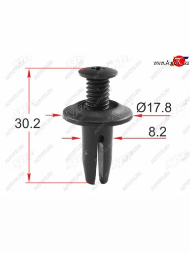 Клипса крепежная FORD (1 шт.) SAT ST-M12463