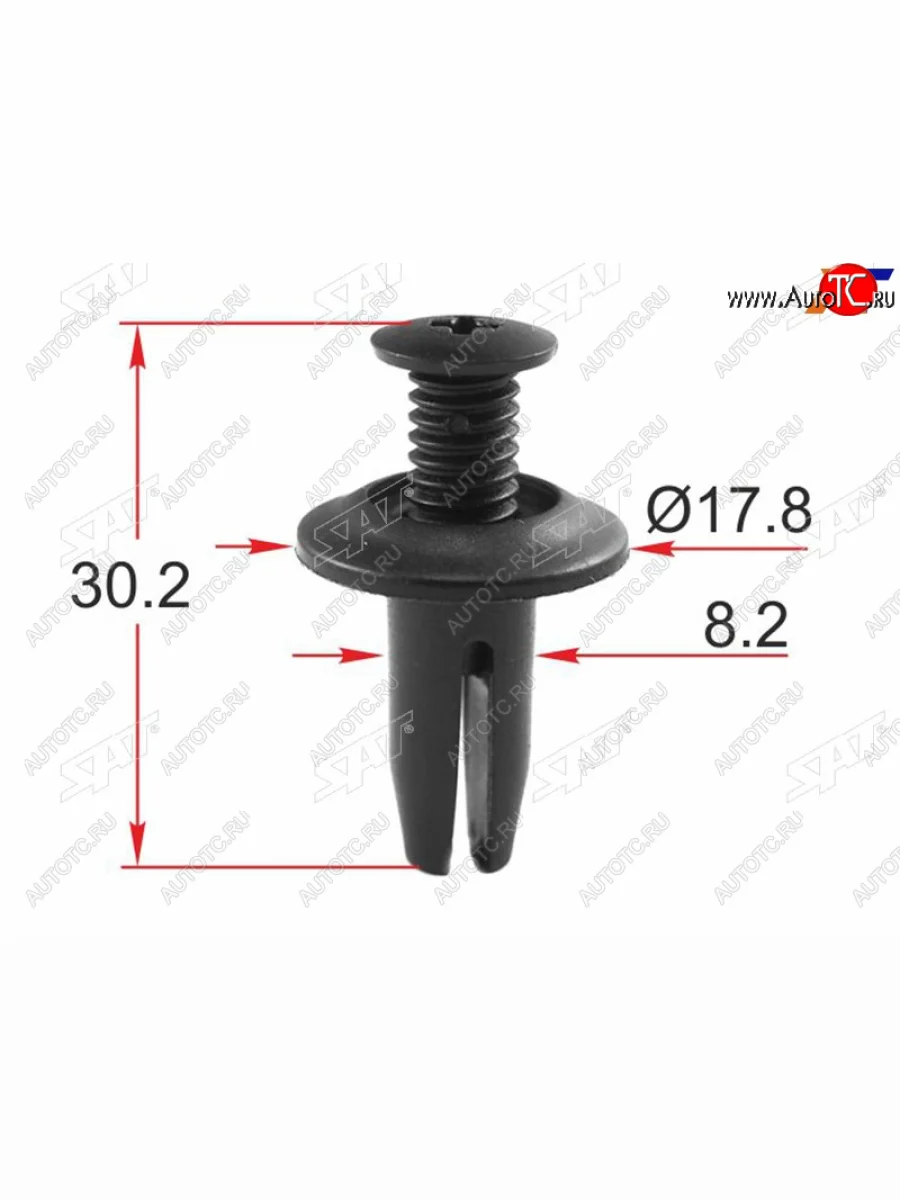 Клипса крепежная FORD (1 шт.) SAT ST-M12463  в Самаре Самарской области