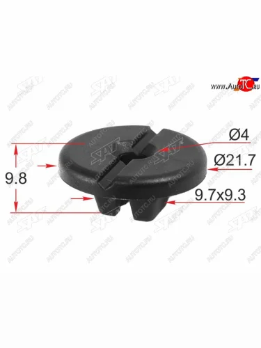 Клипса обшивки кузова GM (1 шт.) SAT ST-M12485