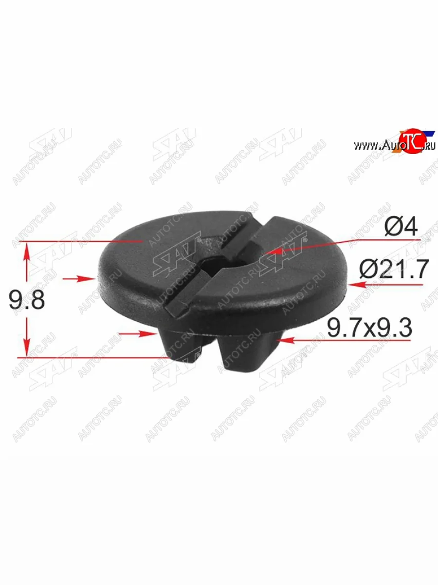 Клипса обшивки кузова GM (1 шт.) SAT ST-M12485  в Самаре Самарской области