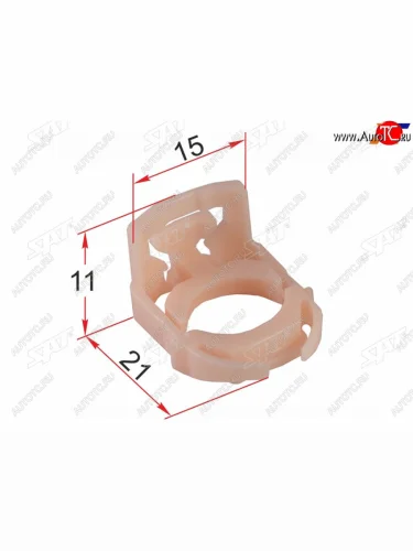 Хомут эл. проводки FORD (1 шт.)                                                                      SAT ST-M12480