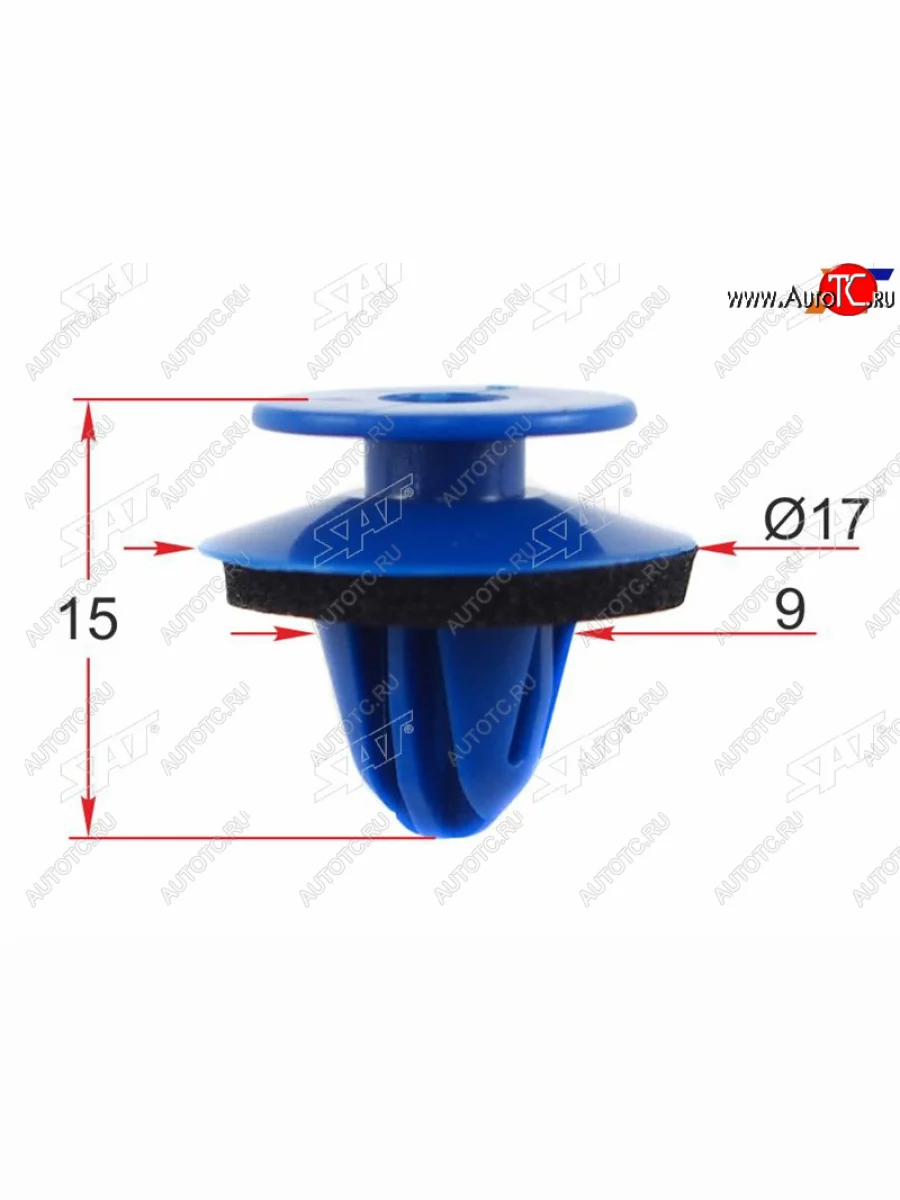Клипса обшивки двери VAG (1 шт.)                                                                     SAT ST-M12512  в Самаре Самарской области