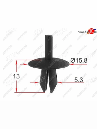 Клипса крепежная GMOPEL (1 шт.) SAT ST-M12532