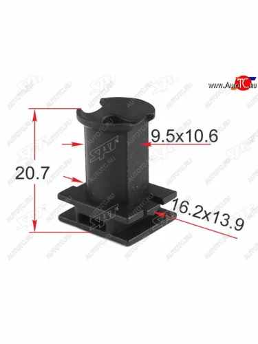 Клипса порога кузова VAG (1 шт.) SAT ST-M12522