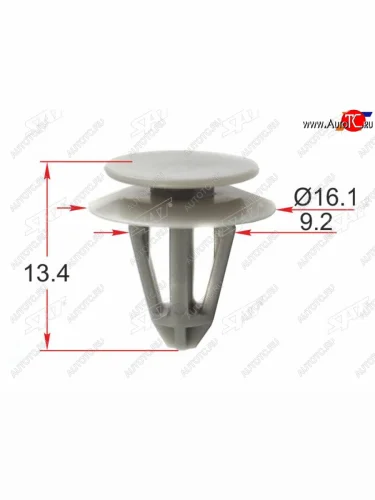 Клипса обшивки двери MERCEDES (1 шт.)                                                                SAT ST-M12572