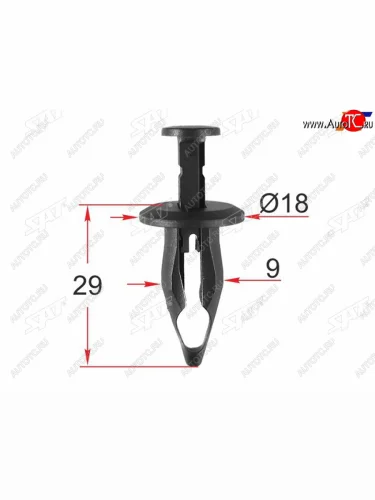 Клипса крепежная GM (1 шт.) SAT ST-M12562