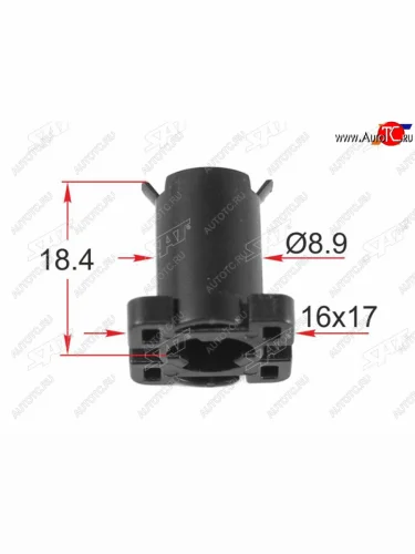 Клипса крепления молдинга LAND ROVER (1 шт.) SAT ST-M12556