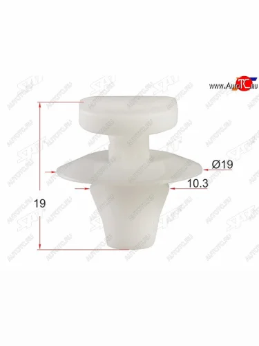 Клипса крепления заднего фонаря  NISSANINFINITI (1 шт.) SAT ST-M12592