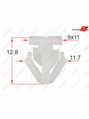 Клипса молдинга кузова HYUNDAIKIA (1 шт.)                                                           SAT ST-M12588
